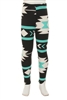 Arrow Leggings-Aqua