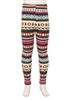 Aztec Stripe Legging-Plum