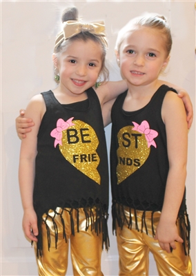 Custom Best Friends Fringe Tank