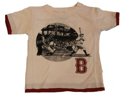 Boston Red Sox Destructed Ringer Tee