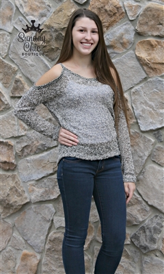 Cold Shoulder Sweater