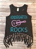 Kindergarten Rocks Fringe Tank