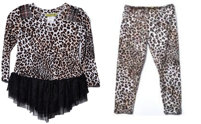 Little Mass Leopard Tunic and Legging Set