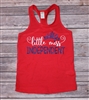 Little Miss Independent Racerback Tank