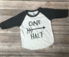 One Half Raglan tee