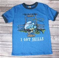 Smurf I Got Skills Tee by Junk Food