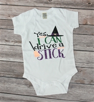 Yes I Can Drive A Stick Onesie